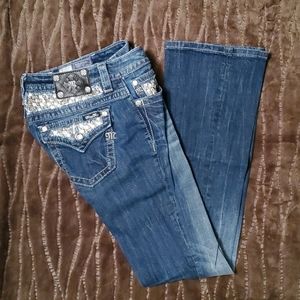 Miss Me signature rise bootcut jeans sz 28